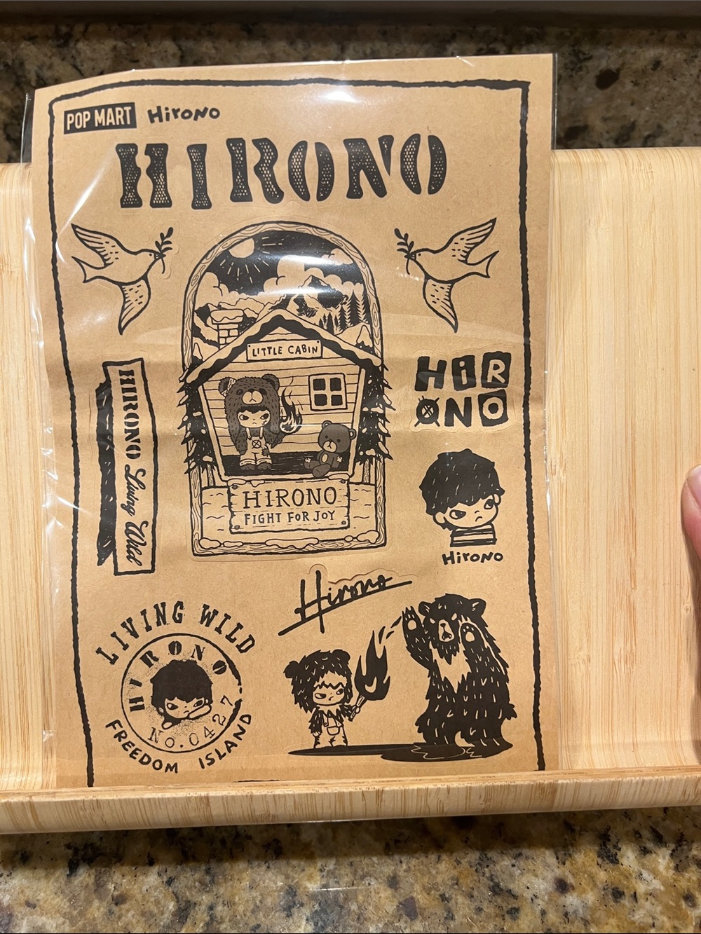 HIRONO Fight For Joy Sticker Sheet – NIB